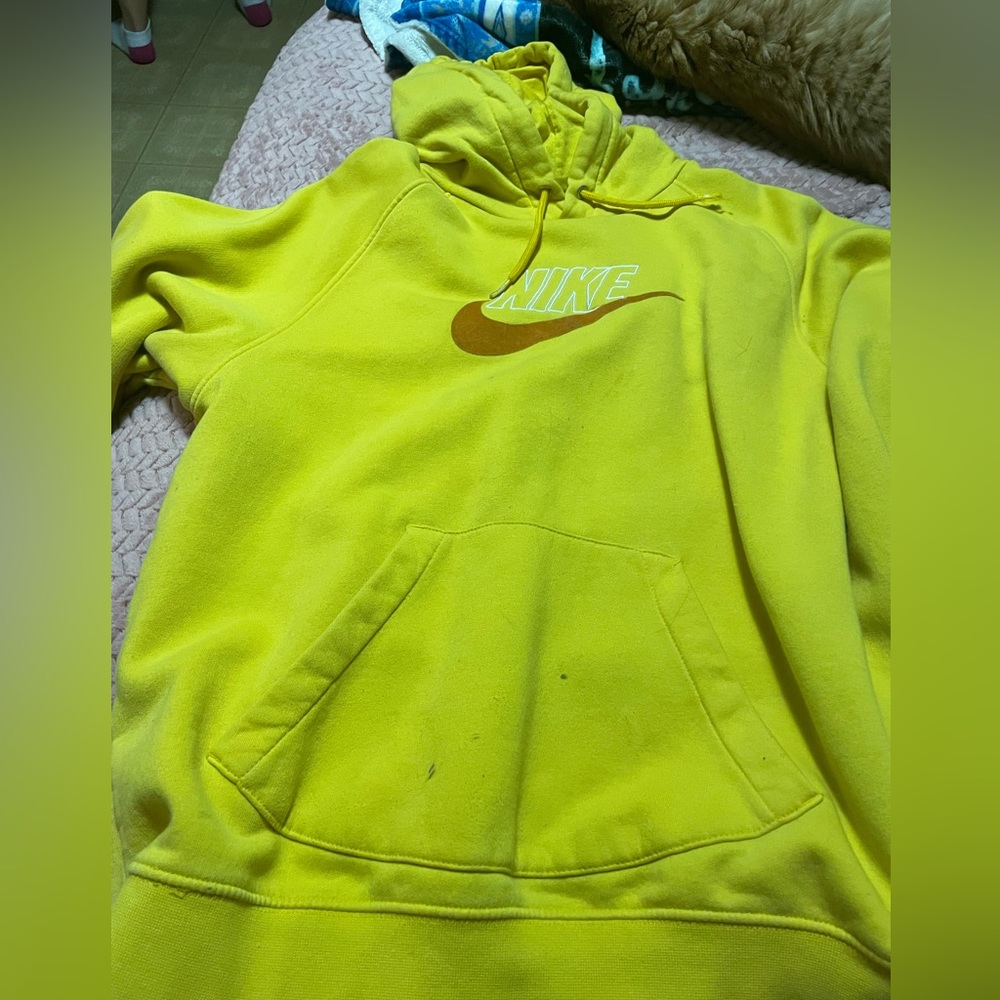 Yellow hoodie